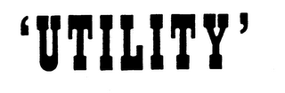 'UTILITY' logo
