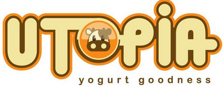UTOPIA YOGURT GOODNESS logo