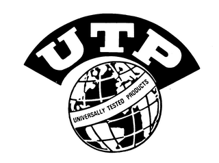 UTP UNIVERSAL TESTED PRODUCTS logo