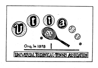 UTTA UNIVERSAL TECHNICAL TENNIS ASSOCIATION logo