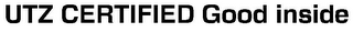 UTZ CERTIFIED GOOD INSIDE logo