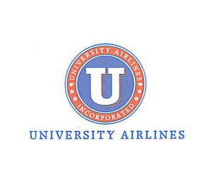 U···UNIVERSITY AIRLINES··· INCORPORATED UNIVERSITY AIRLINES logo