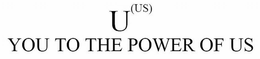 U(US) YOU TO THE POWER OF US logo