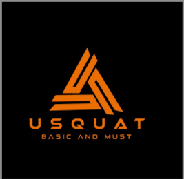 UUU USQUAT BASIC AND MUST logo