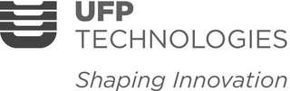UUUU UFP TECHNOLOGIES SHAPING INNOVATION logo