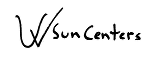 UV SUN CENTERS logo