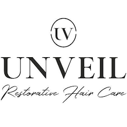 UV UNVEIL RESTORATIVE HAIR CARE logo