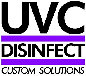 UVC DISINFECT CUSTOM SOLUTIONS logo