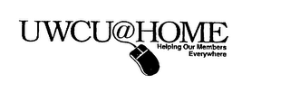 UWCU@HOME HELPING OUR MEMBERS EVERYWHERE logo