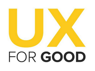 UX FOR GOOD logo
