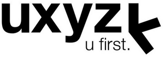 UXYZ U FIRST. logo