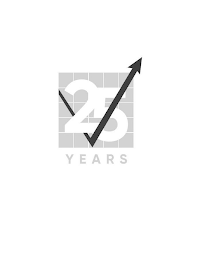 V 25 YEARS logo