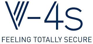 V-4S FEELING TOTALLY SECURE logo