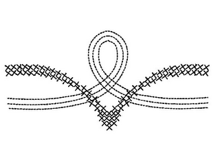 V logo