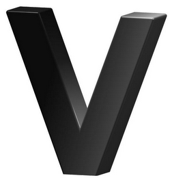 V logo