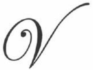 V logo