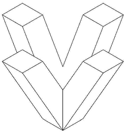 V logo