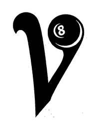 V 8 logo