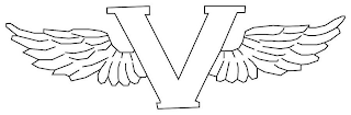 V logo