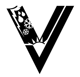 V logo