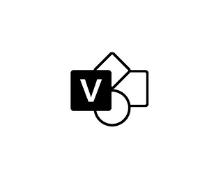 V logo