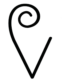 V logo