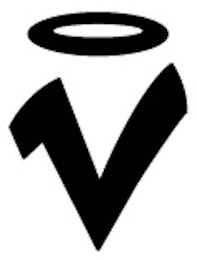 V logo