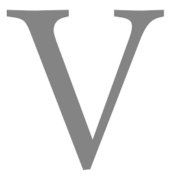 V logo