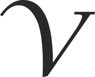 V logo
