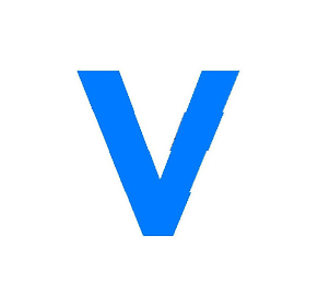 V logo