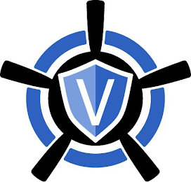 V logo