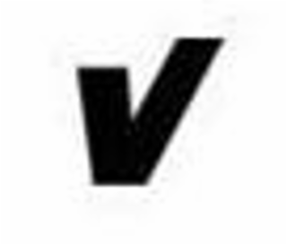V logo