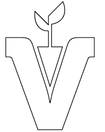 V logo