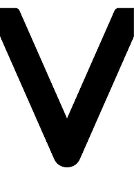 V logo