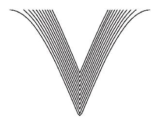 V logo