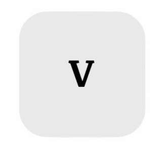 V logo