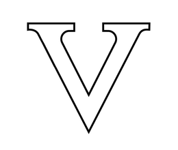 V logo