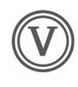 V logo