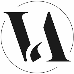 V A logo