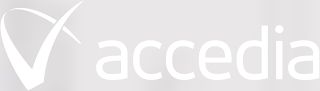 V ACCEDIA logo