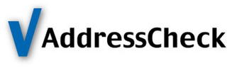 V ADDRESSCHECK logo