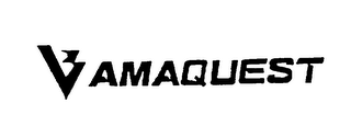 V AMAQUEST logo