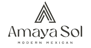 V AMAYA SOL MODERN MEXICAN logo