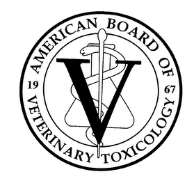 V AMERICAN BOARD OF VETERINARY TOXICOLOGY 1967 logo