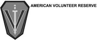 V AMERICAN VOLUNTEER RESERVE logo