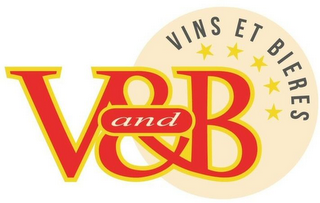 V AND B VINS ET BIERES logo