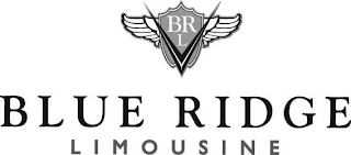 V BRL BLUE RIDGE LIMOUSINE logo