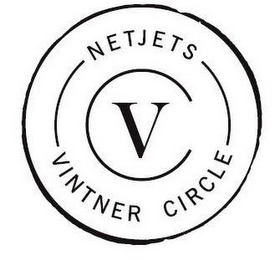 V C NETJETS VINTNER CIRCLE logo