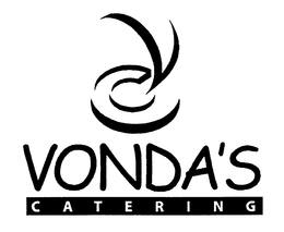V C VONDA'S CATERING logo