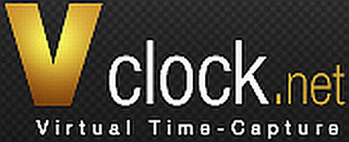 V CLOCK.NET VIRTUAL TIME-CAPTURE logo